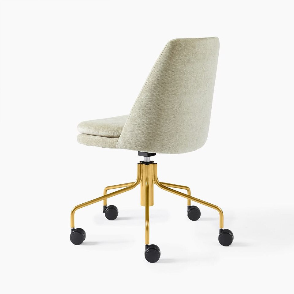 Finley Swivel Office Chair West Elm UK